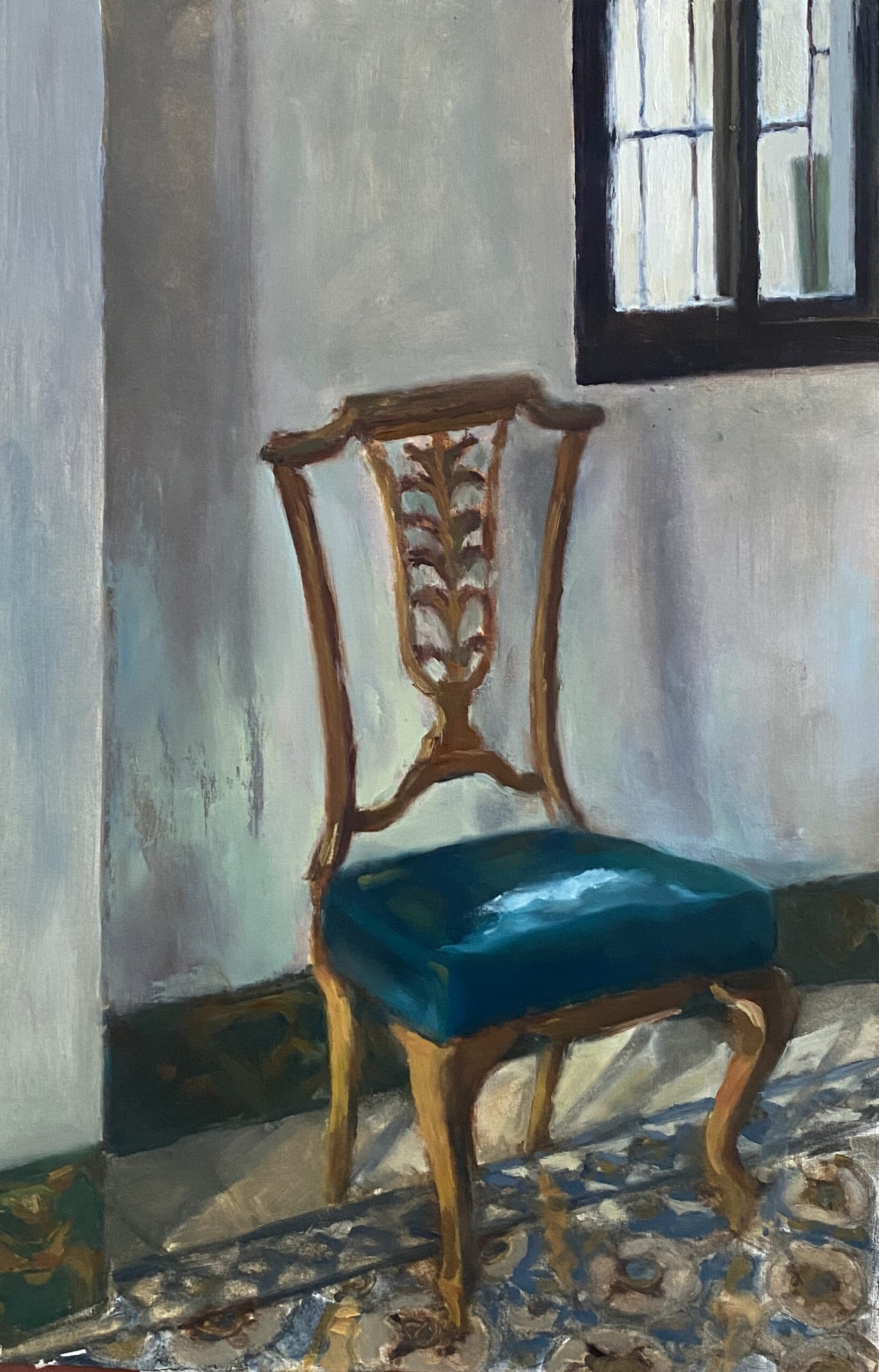 The turqoise chair