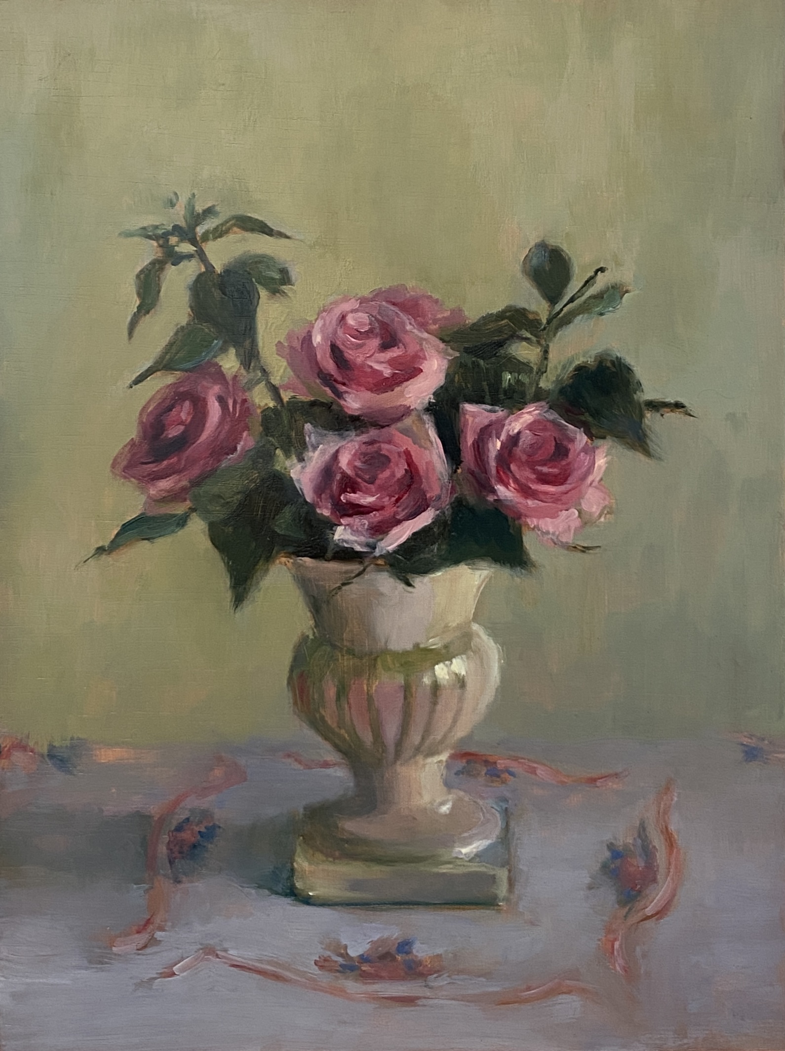 Roze rozen